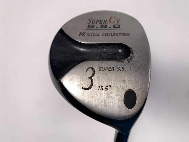 Super CV K Royal Collection 3 Fairway Wood 15.5* Aldila NVS Orange 75g Mens RH