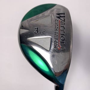 Warrior Custom Golf 3 Hybrid 19* Tour 3.1 Regular Graphite Mens RH
