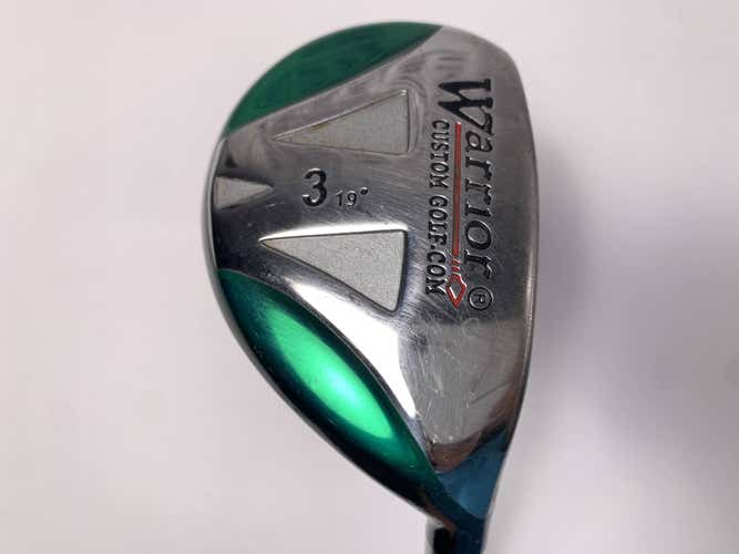 Warrior Custom Golf 3 Hybrid 19* Tour 3.1 Regular Graphite Mens RH
