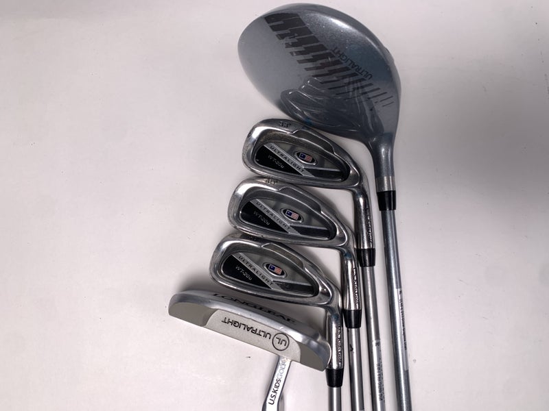 US Kids WT-20u Club Set Driver 6&8 PW Putter Ultralight 48" Youth Junior RH