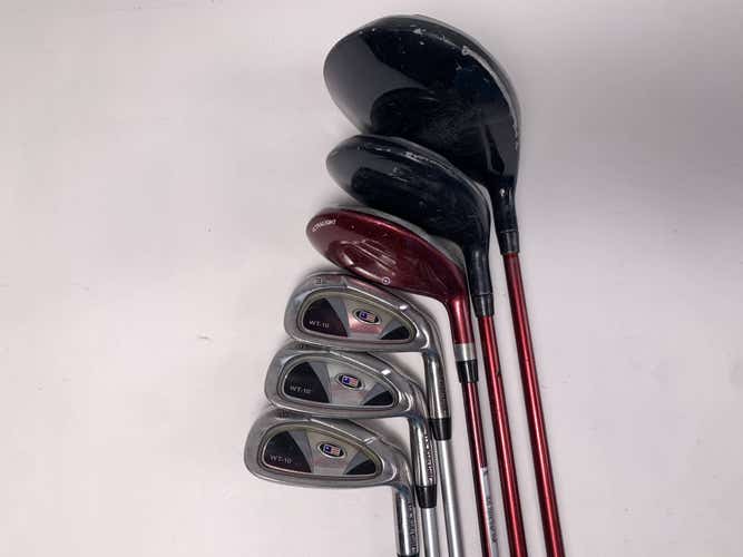 US Kids WT-10 Club Set Driver 3W 4H 6 8 PW Ultralight 60" Youth Graphite RH