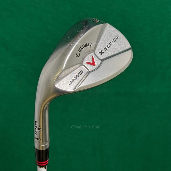 LH Callaway X Series Jaws Forged Chrome 56-16 56 Sand Wedge DG S300 Steel Stiff