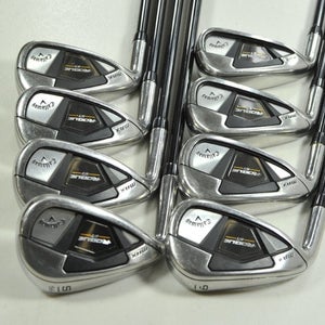 LEFT HANDED Callaway Rogue ST MAX 6-PW,AW,GW,SW Iron Set Regular Graph #202472