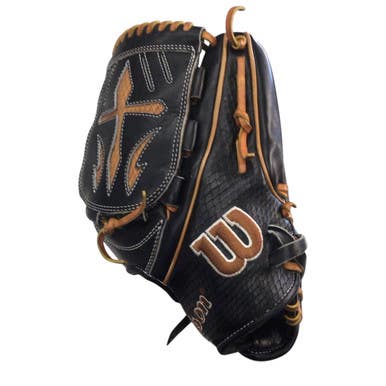 Used Wilson A2K B23 BB/SB Glove RH Throw Black 12" 11760-S000082011