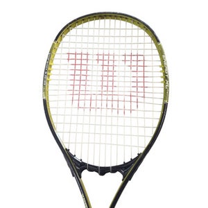 Used Wilson ENERGY XL V-MATRIX Adult Tennis Racquet Black 4 1/4" 11760-S000082004