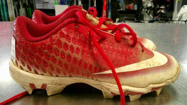 Used Nike VAPER BB/SB Cleats Red Junior 04 11868-S000065468