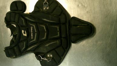 Used Champro CHEST PROTECTOR Catchers Chest Protector Black Youth 11868-S000065459