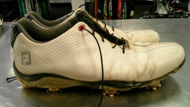 Used Foot Joy Mens Golf Shoes White Senior 12 11868-S000065457