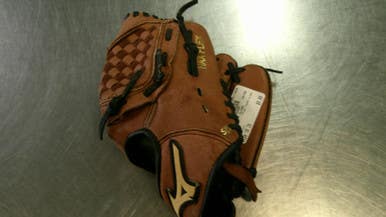 Used Mizuno POWER CLOSE BB/SB Glove RH Throw Brown 10" 11868-S000065514