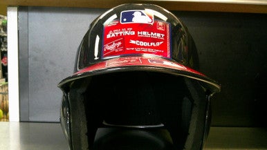 Used Rawlings CFAB11 Batting Helmet No Mask Black LG 11868-S000065495
