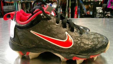 Used Nike FASTFLEX BB/SB Cleats Black Youth 13.0 11868-S000065480