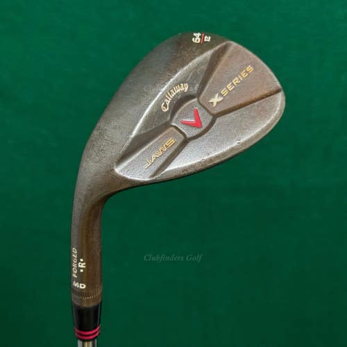 LH Callaway X Series Jaws Vintage 64-12 64 Lob Wedge Factory Stepped Wedge Flex
