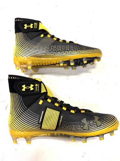 Used Under Armour Adult FB Cleats Yellow Senior 9 11860-S000297848