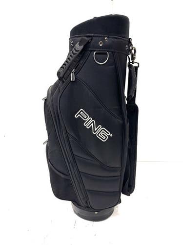 Used Ping BLACK Mens Cart Bag Black 11860-S000297838