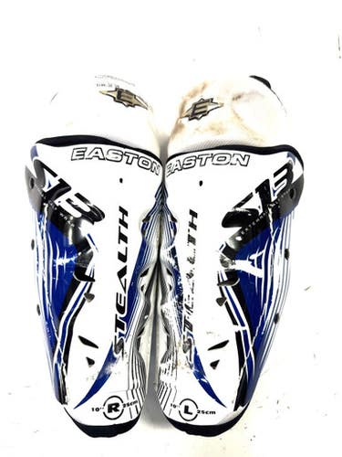 Used Easton S13 Junior Shin Guards White 10" 11860-S000297831