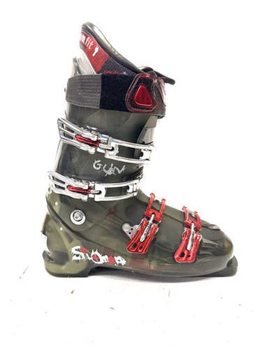 Used Salomon GUN Mens DH Ski Boot Green 290 MP - M11 - W12 11860-C000297797
