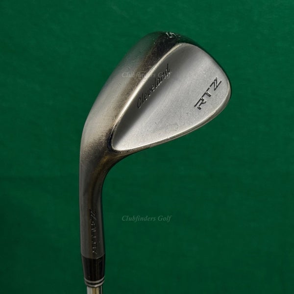 LH Cleveland RTZ Z-Alloy Mid Black 56-10 56 Sand Wedge DG Spinner TI Wedge Flex