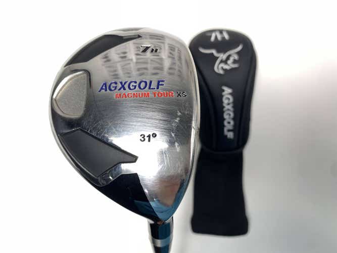 AGX Golf Magnum Tour XS 7 Hybrid 31* Regular Graphite Mens RH HC