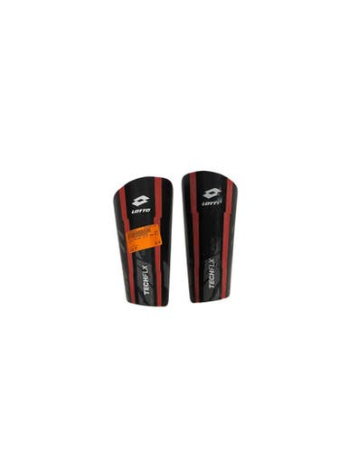 Used Lotto Soccer Shin Guards Junior Black SM 11847-S000029397