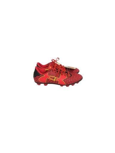 Used Under Armour Soccer Cleats Red Junior 03 11847-S000029388