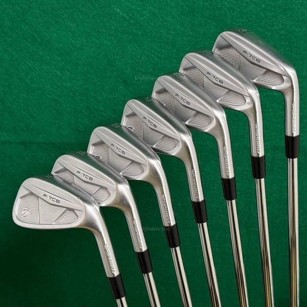 TaylorMade P-7CB Forged 2024 4-PW Iron Set Dynamic Gold TI S400 Steel Stiff