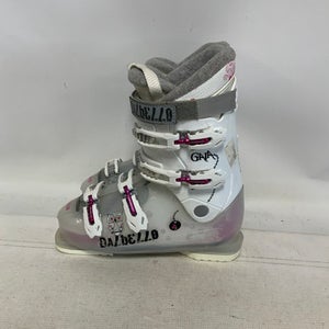 Used Dalbello GAIA 4 Womens DH Ski Boot White 255 MP - M07.5 - W08.5 11823-S000034251