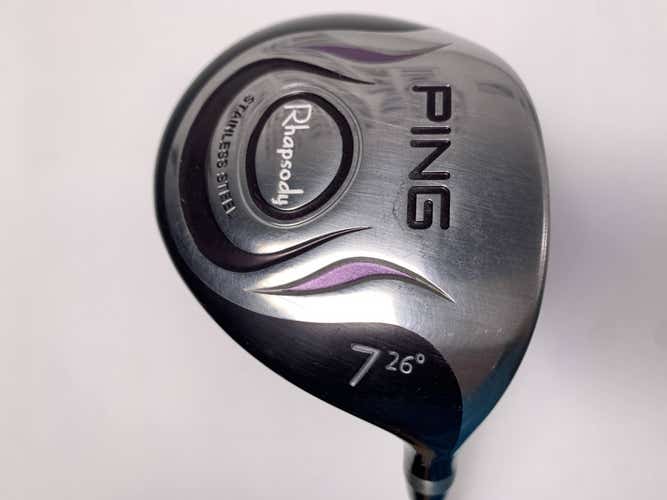 Ping Rhapsody 7 Fairway Wood 26* ULT 129 Ultra Light Ladies Graphite Womens RH