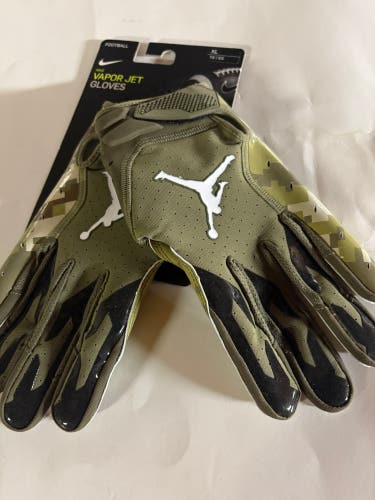 Nike Jordan Salute to Service Football Receiver Gloves Adult XL