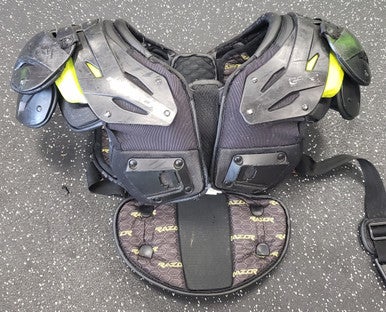 Used GEAR PRO-TEC FB Shoulder Pads Black MD 11849-S000031727