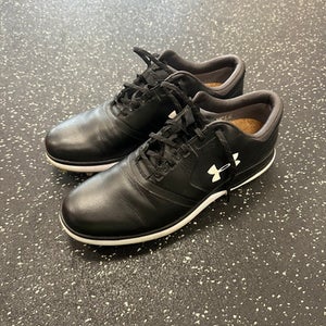 Used Under Armour Mens Golf Shoes Black Senior 10.5 11849-S000031712