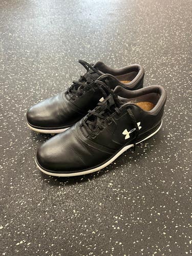 Used Under Armour Mens Golf Shoes Black Senior 10.5 11849-S000031712