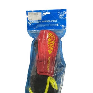 Used Vizari Soccer Shin Guards Junior Red SM 11834-S000040446