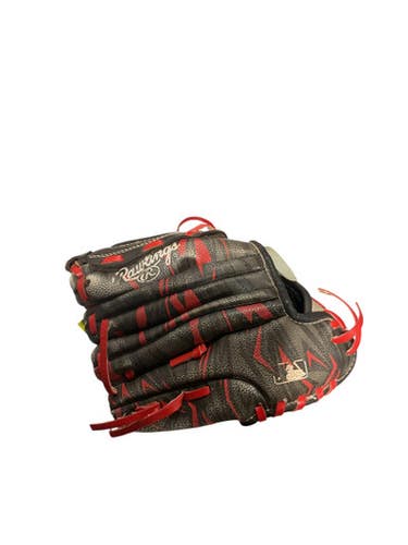 Used Rawlings SAVAGE 10 IN GLOVE BB/SB Glove RH Throw Red 10" 11834-S000040432
