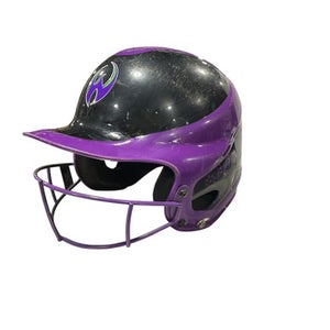 Used RIP-IT BATTING HELMET Batting Helmet w/Mask Purple MD 11834-S000040345