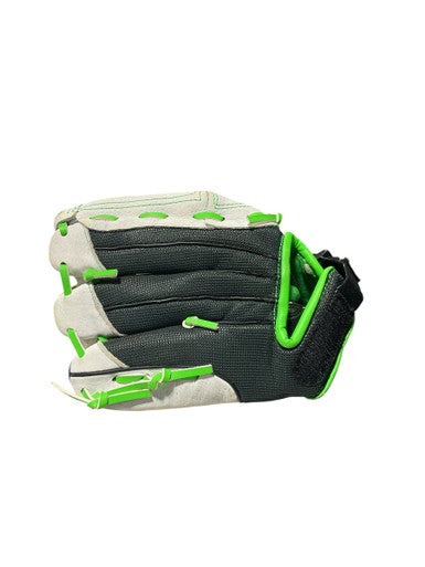 Used Easton BLK/GREEN GLOVE BB/SB Glove RH Throw Green 10" 11834-S000040445