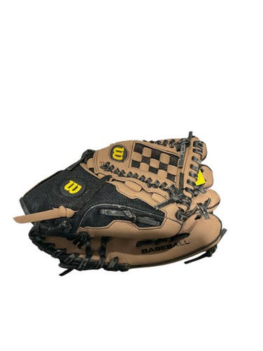 Used Wilson BASEBALL BB/SB Glove RH Throw Brown 10 3/4" 11834-S000040422
