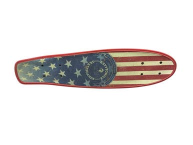 Used Kryptonics USA BAT Complete Skateboard Red Regular 11834-S000040433