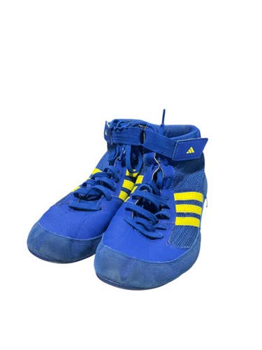 Used Adidas Wrestling Shoes Royal Blue Senior 10 11834-S000040395