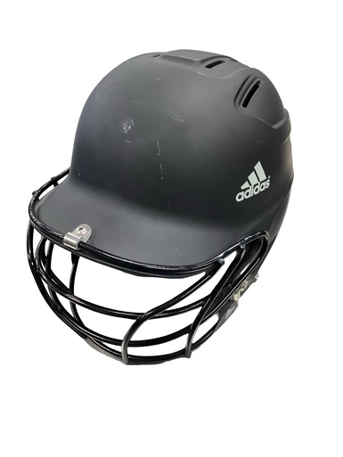 Used Adidas INCITE Batting Helmet w/Mask Black Fits all 11613-S000167932