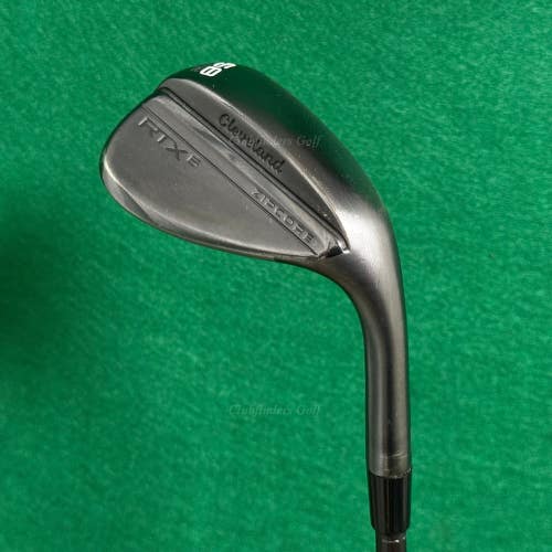 Cleveland RTX6 Zipcore Low Black 58-6 58 Lob Wedge DG TI S400 Onyx Steel Stiff