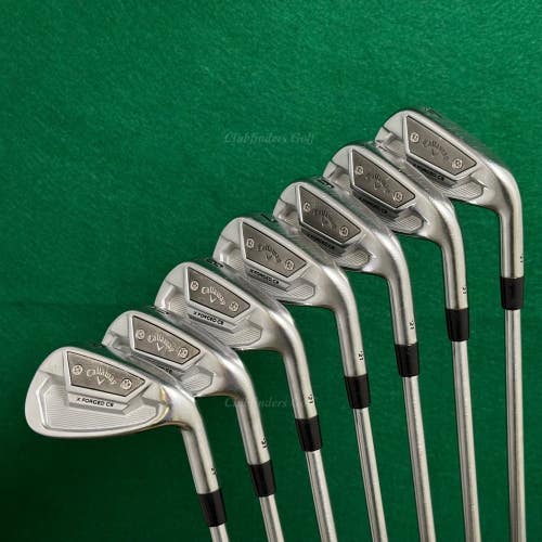 Callaway X Forged CB '21 4-PW Iron Set Project X LS 6.0 120g Steel Stiff