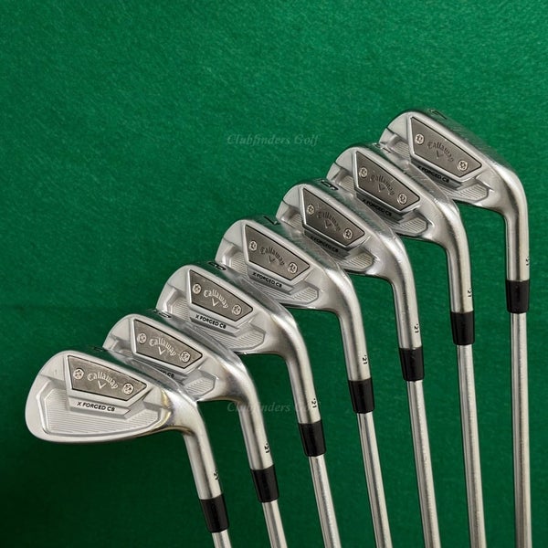 Callaway X Forged CB '21 4-PW Iron Set Project X LS 6.0 120g Steel Stiff
