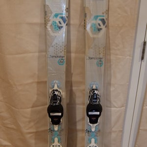 Women's All Mountain 160 cm Rossignol Temptation Skis With Bindings Max Din 10 (New)