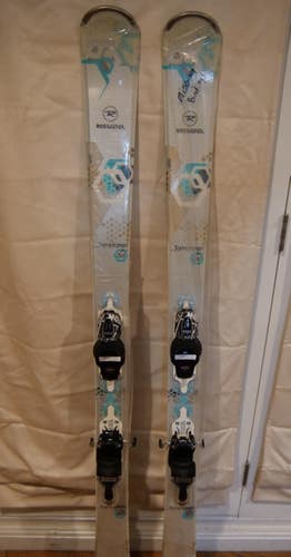 Women's All Mountain 160 cm Rossignol Temptation Skis With Bindings Max Din 10 (New)