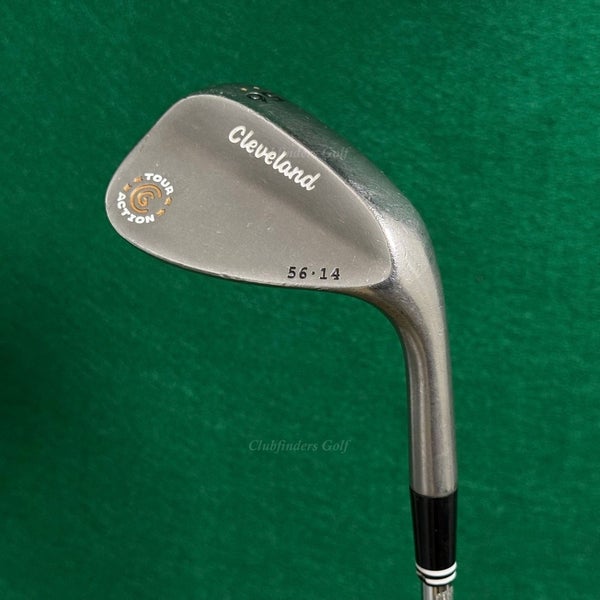 Cleveland Tour Action Chrome 56-14 56 Sand Wedge Factory Stepped Steel Wedge