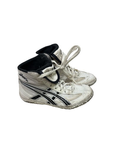 Used Asics CN515 Wrestling Shoes White Junior 02 11862-S000090822