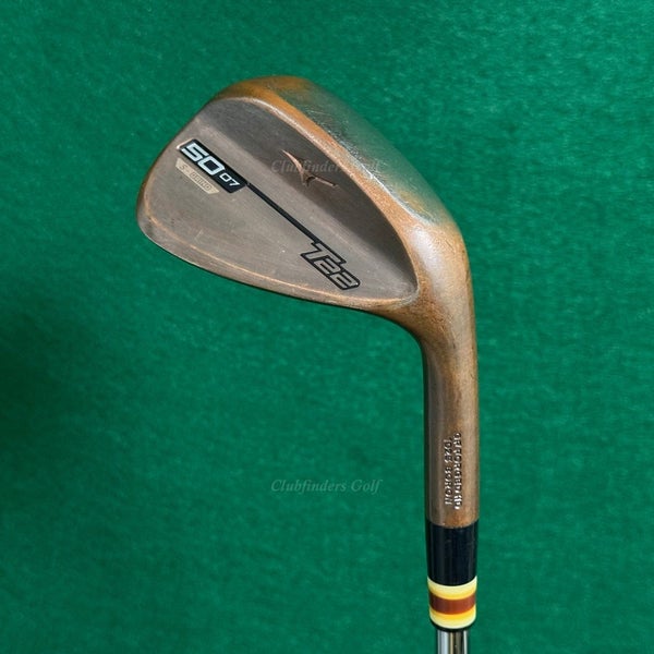 Mizuno T22 Copper S-Grind 50-7 50 Gap Wedge Dynamic Gold TI S400 Steel Stiff