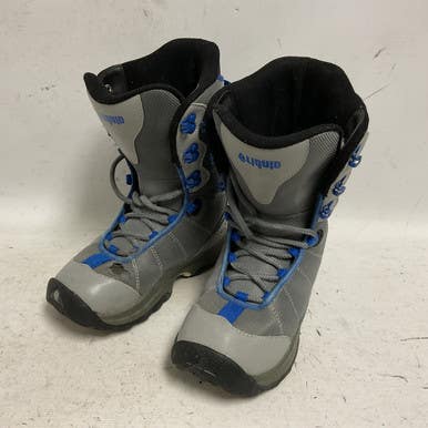 Used Liquid Boys Snowboard Boots Grey Junior 03 11855-S000190805