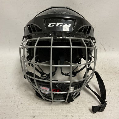 Used CCM FL40 Helmet Cage Combo Black SM 11855-S000190754