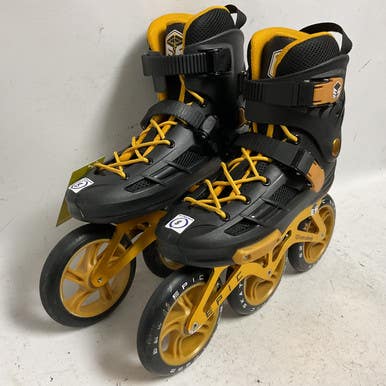Used EPIC 3 WHEEL INLINE SKATES Senior Rec Fitness Skates Black Senior 8 11855-S000190746